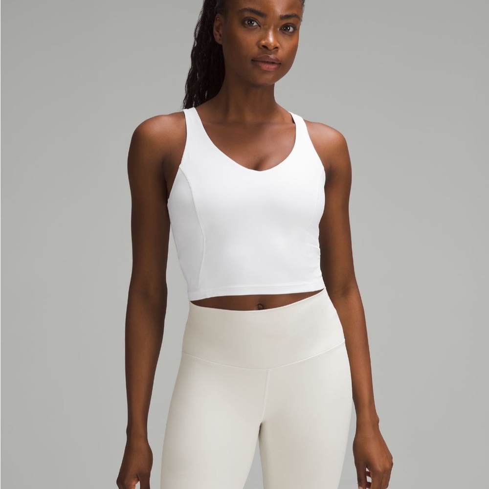 White lululemon align tank top